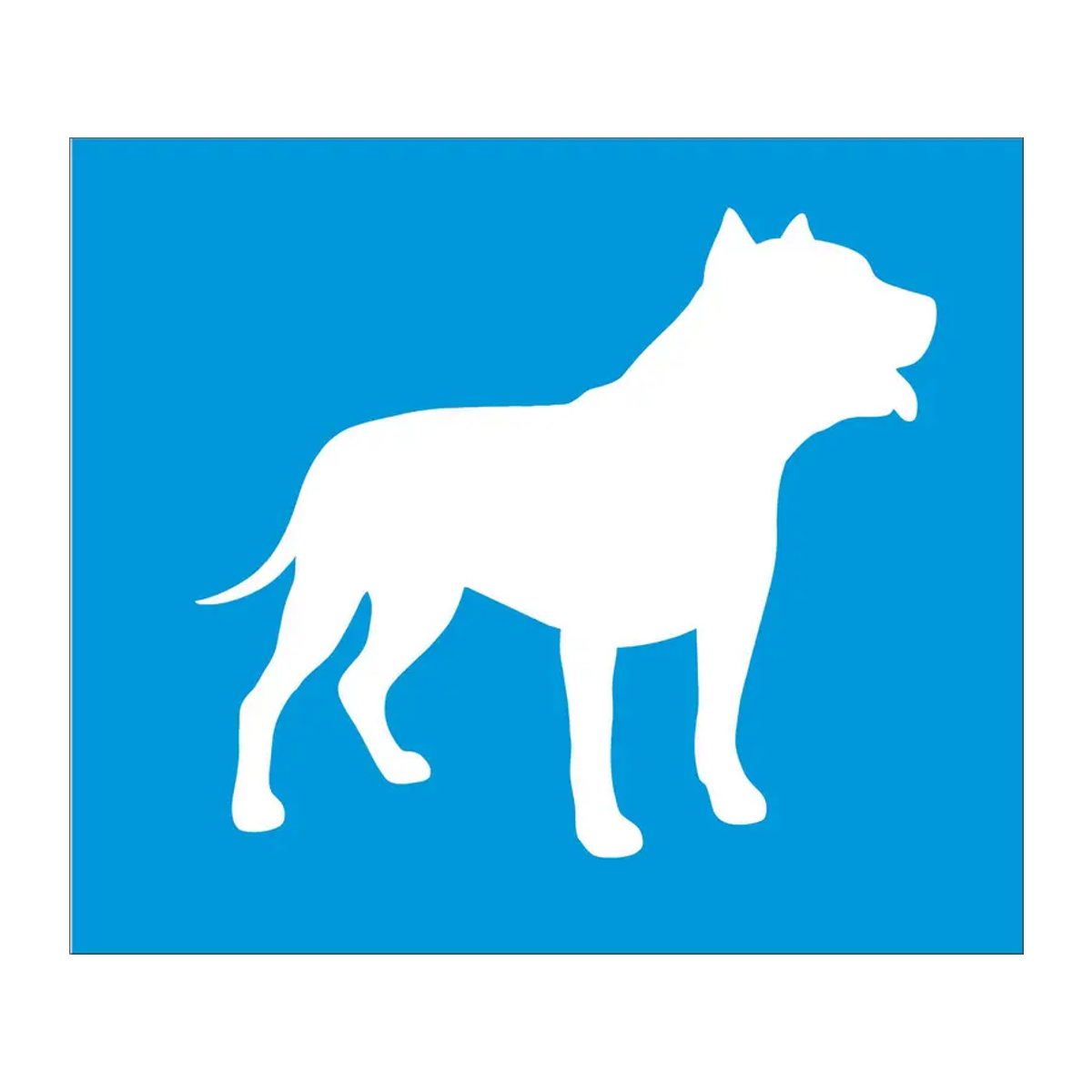 Pit Bull Dog Stencil - Superior Stencils