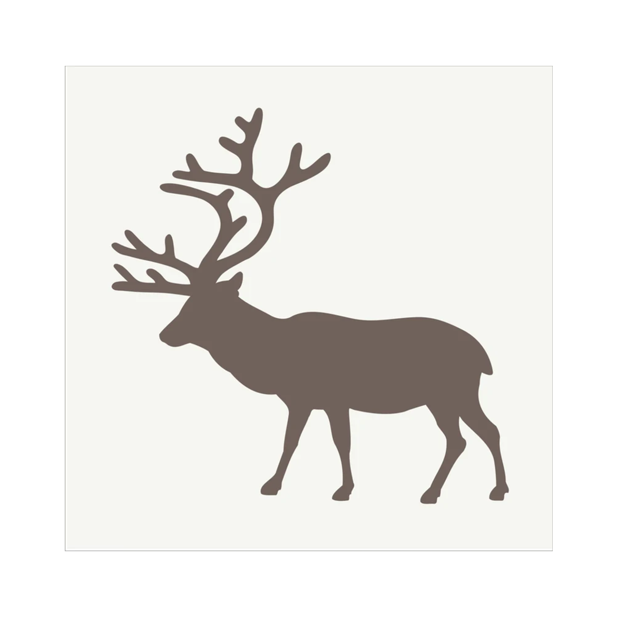 Reindeer Buck Stencil - Superior Stencils