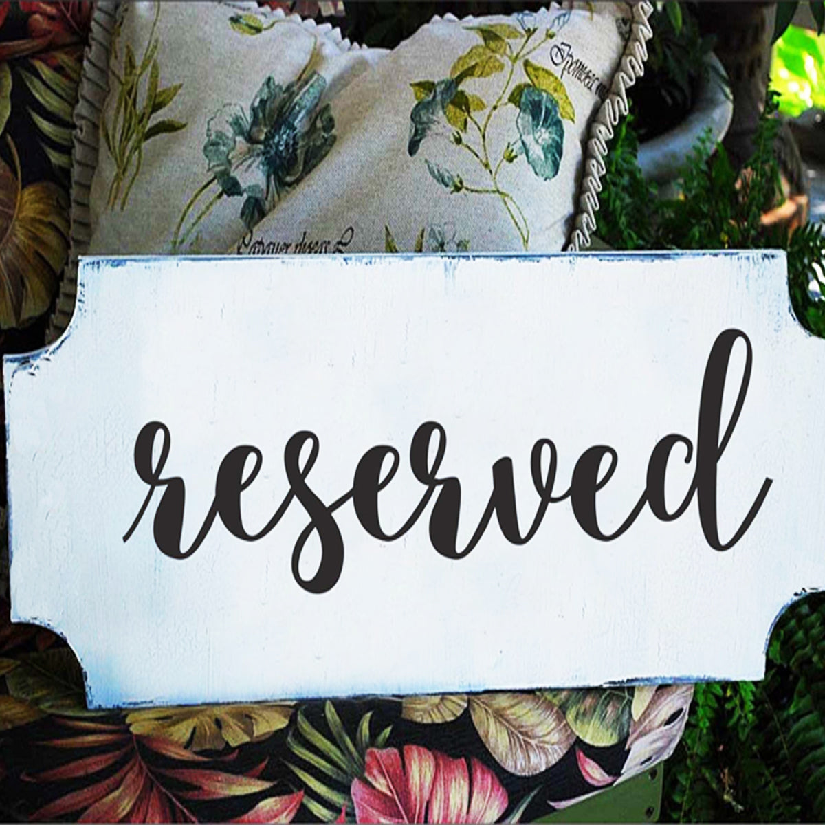 Reserved Wedding Stencil - Superior Stencils