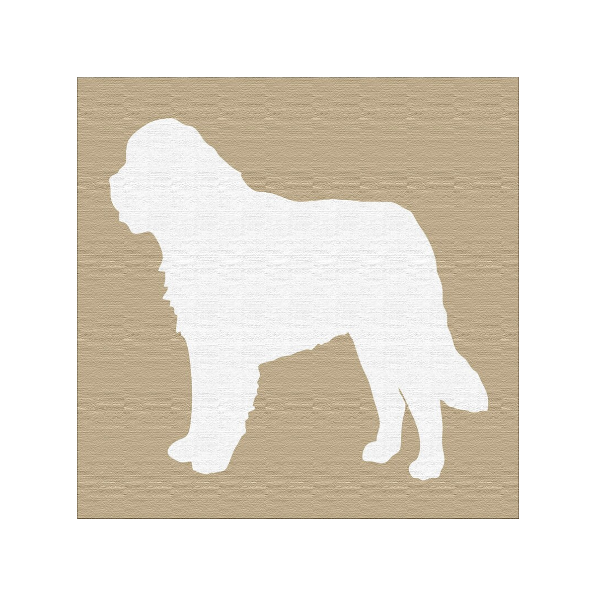 Saint Bernard Dog Stencil - Superior Stencils