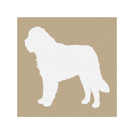 Saint Bernard Dog Stencil - Superior Stencils
