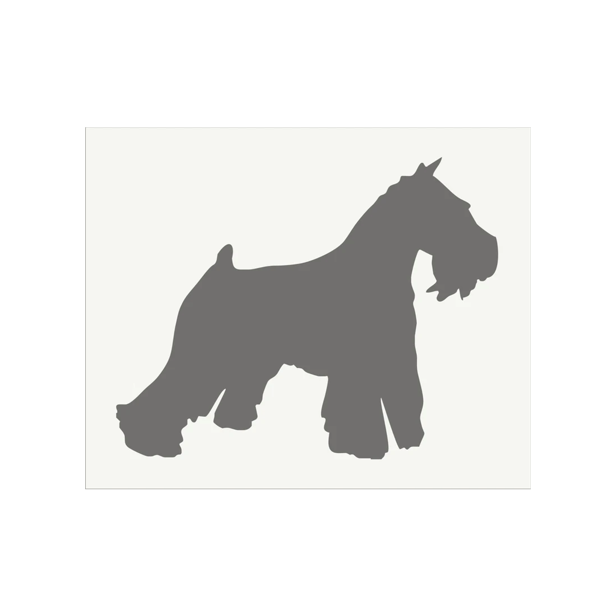 Schnauzer Dog Stencil - Superior Stencils