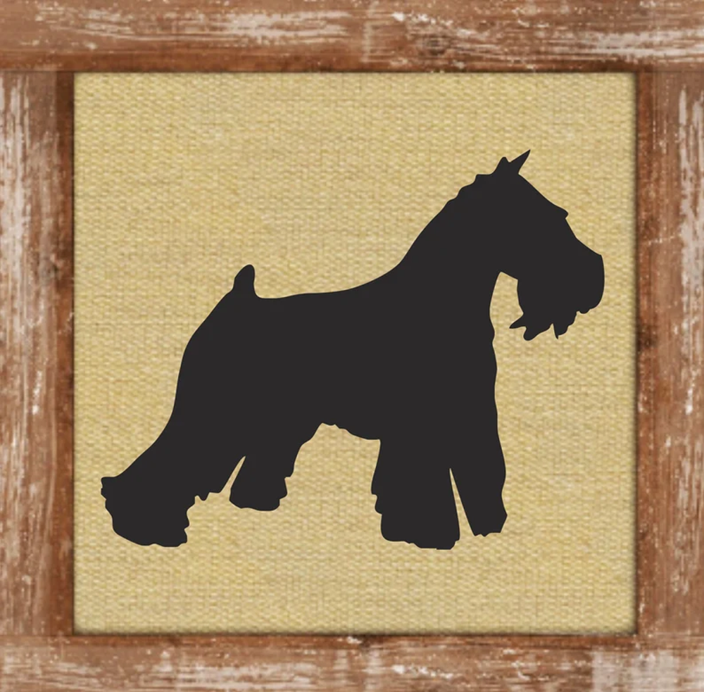 Schnauzer Dog Stencil - Superior Stencils