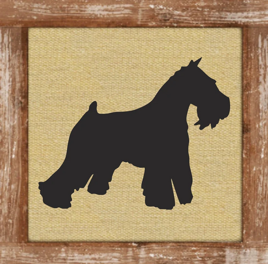 Schnauzer Dog Stencil - Superior Stencils