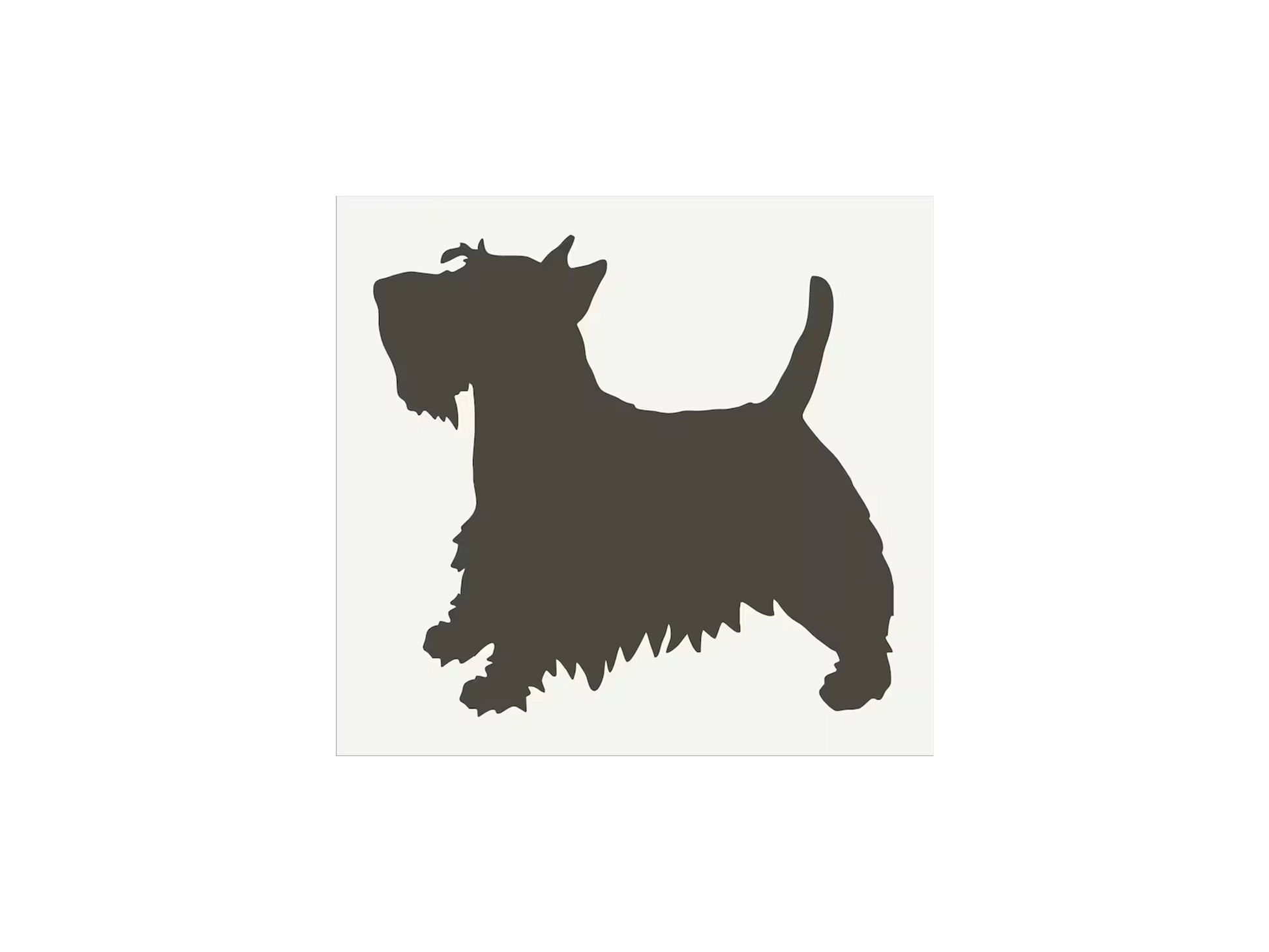 Scottish Terrier Dog Stencil - Superior Stencils
