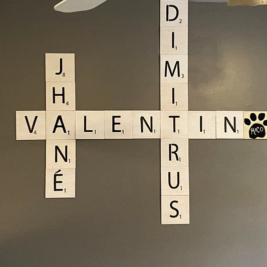 SCRABBLE Letters Stencil Kit - Superior Stencils