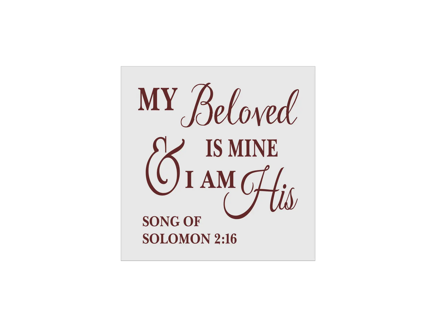 Song of Solomon 2:16 Stencil - Superior Stencils