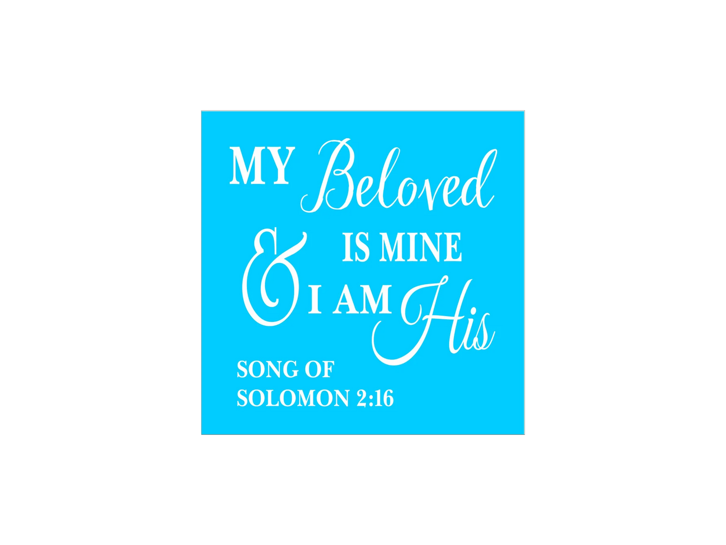 Song of Solomon 2:16 Stencil - Superior Stencils