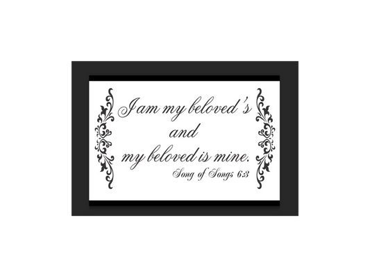 Song of Songs 6:3 Stencil - Superior Stencils