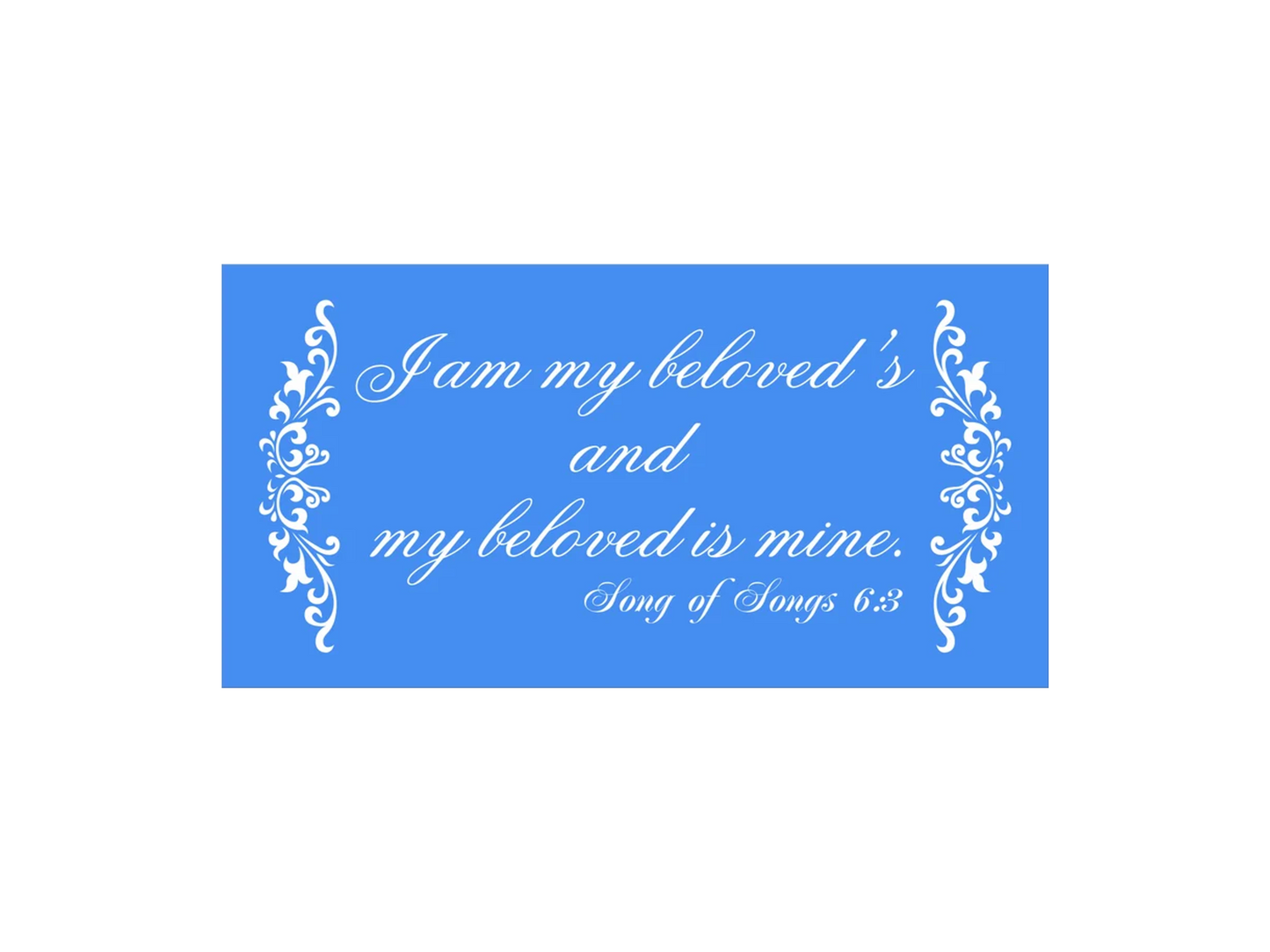 Song of Songs 6:3 Stencil - Superior Stencils