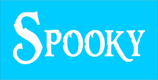 SPOOKY STENCIL - Halloween Stencils - Superior Stencils