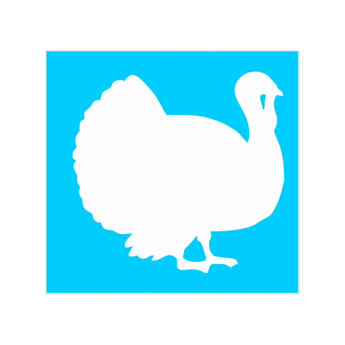 TURKEY Stencil - Superior Stencils