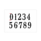 Numbers Stencil - Numbers 0-9 - Mailbox Numbers - Table Numbers - House Numbers