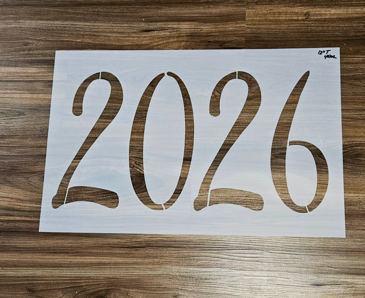 Senior Custom Name Stencil - Custom Name Wall Art
