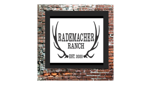Custom Antler Stencil - Create Wedding signs or Family Signs