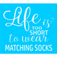Matching Socks Stencil- Funny Stencils -