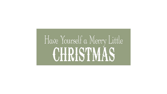 Merry Little Christmas Stencil- Create Christmas Signs