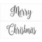 Merry Christmas Tag Stencil - Create Christmas Door Tags