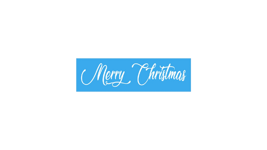Merry Christmas Stencil - Create A Merry Christmas Sign