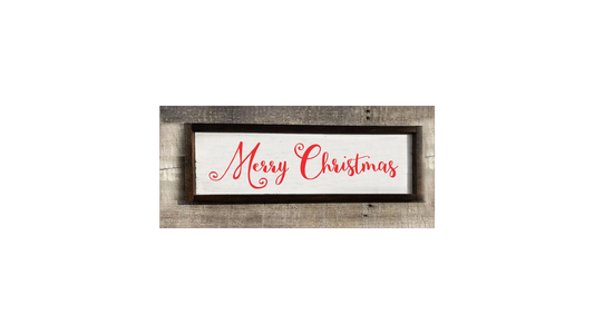 Merry Christmas Stencil - Create a Merry Christmas Sign for your HOME