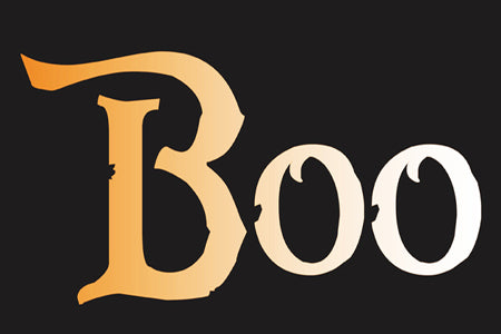 Boo Stencil - Create Halloween Decor - Halloween Signs - 7 Sizes