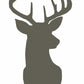 Buck Mount Stencil 03 - Create Deer Pillows or Buck Signs - 9 Sizes