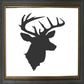 Buck Mount Stencils, Antler Stencils, Create Buck Pillows or Buck Signs - Stencil 02