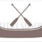 Canoe Stencil - Create Lake Signs or Canoe Signs
