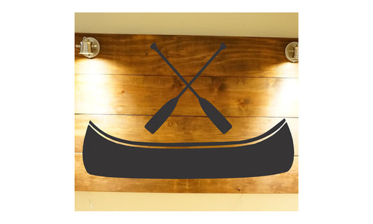 Canoe Stencil - Create Lake Signs - Canoe Signs