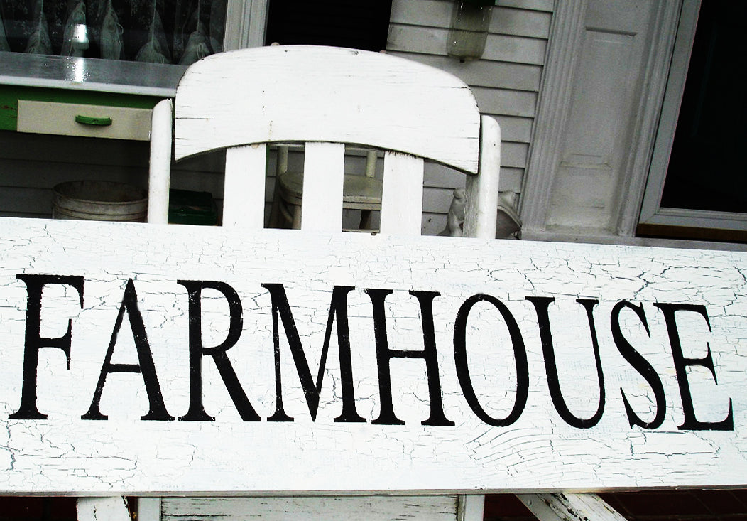 FARMHOUSE Sign Stencil - Vertical or Horizontal - 8 sizes available- Paint Your own unique FARM Signs