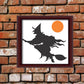 Halloween Stencils, Witch on Broom, Halloween Decor, Paint Halloween Signs