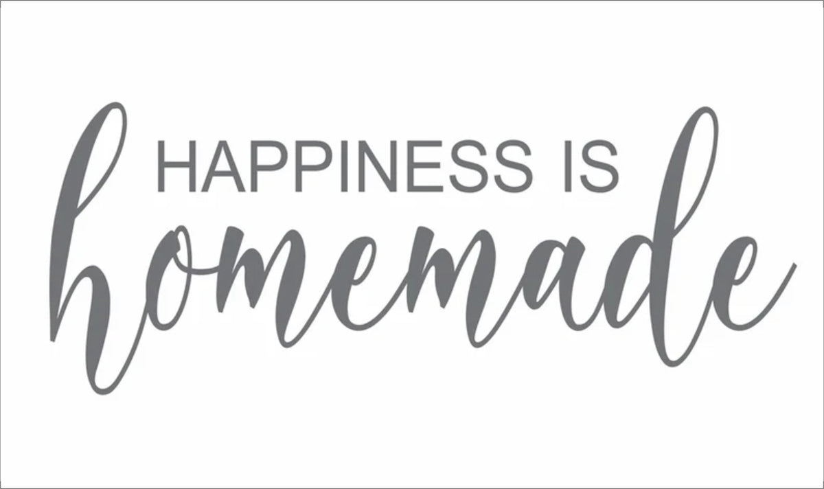 Happiness Is homemade Sign Stencil, Paint Sign for your Home