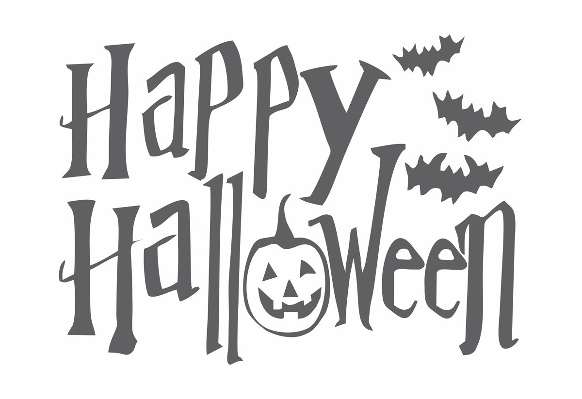 Halloween Stencil, Create Happy Halloween Signs, Halloween Decor - Superior Stencils