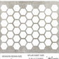 HEXAGON HONEYCOMB Wall Stencil - Wall Painting - Floor Stencil