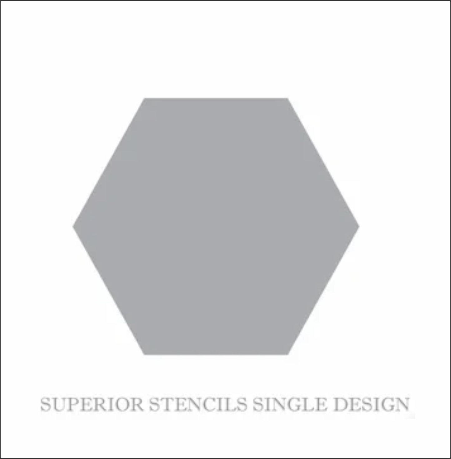 HEXAGON HONEYCOMB Wall Stencil - Wall Painting - Floor Stencil