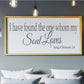 I have Found the one whom my Soul Loves Sign Stencil, Paint Master Bedroom Sign