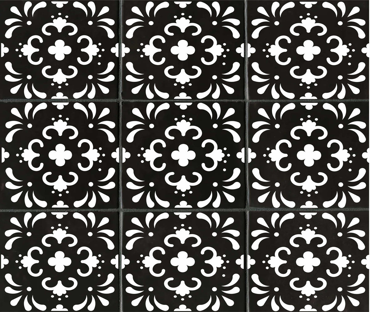 Jardin Tile Stencils - Group