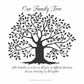 Family Tree Stencil - Like Branches on a tree Stencil - Create Family Tree Signs