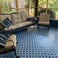 Mod Circle Tile Stencils - Sunroom