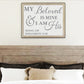 My Beloved is Mine and I am His, Song of Solomon Stencil, Master Bedroom Sign