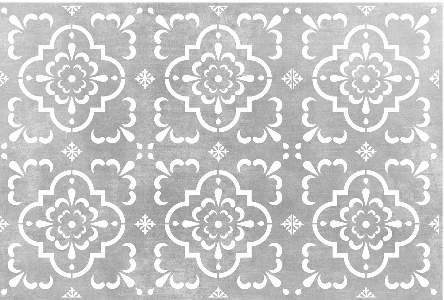 NORA Tile Stencil - Floor Stencils - Backsplash Stencils - Fireplace Stencils - Reusable Stencil - 15 sizes - Wall Stencils