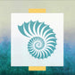 Nautilus Shell Stencil - Shell Stencil - Create Beach Pillows, Beach Signs, Lake Signs - Superior Stencils