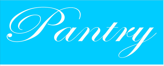 Pantry Stencil - Laundry Stencil - Restroom Stencil
