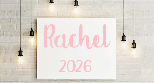 Senior Custom Name Stencil - Parking Lot Stencil - Superior Stencils