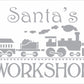 Santas Workshop Stencil