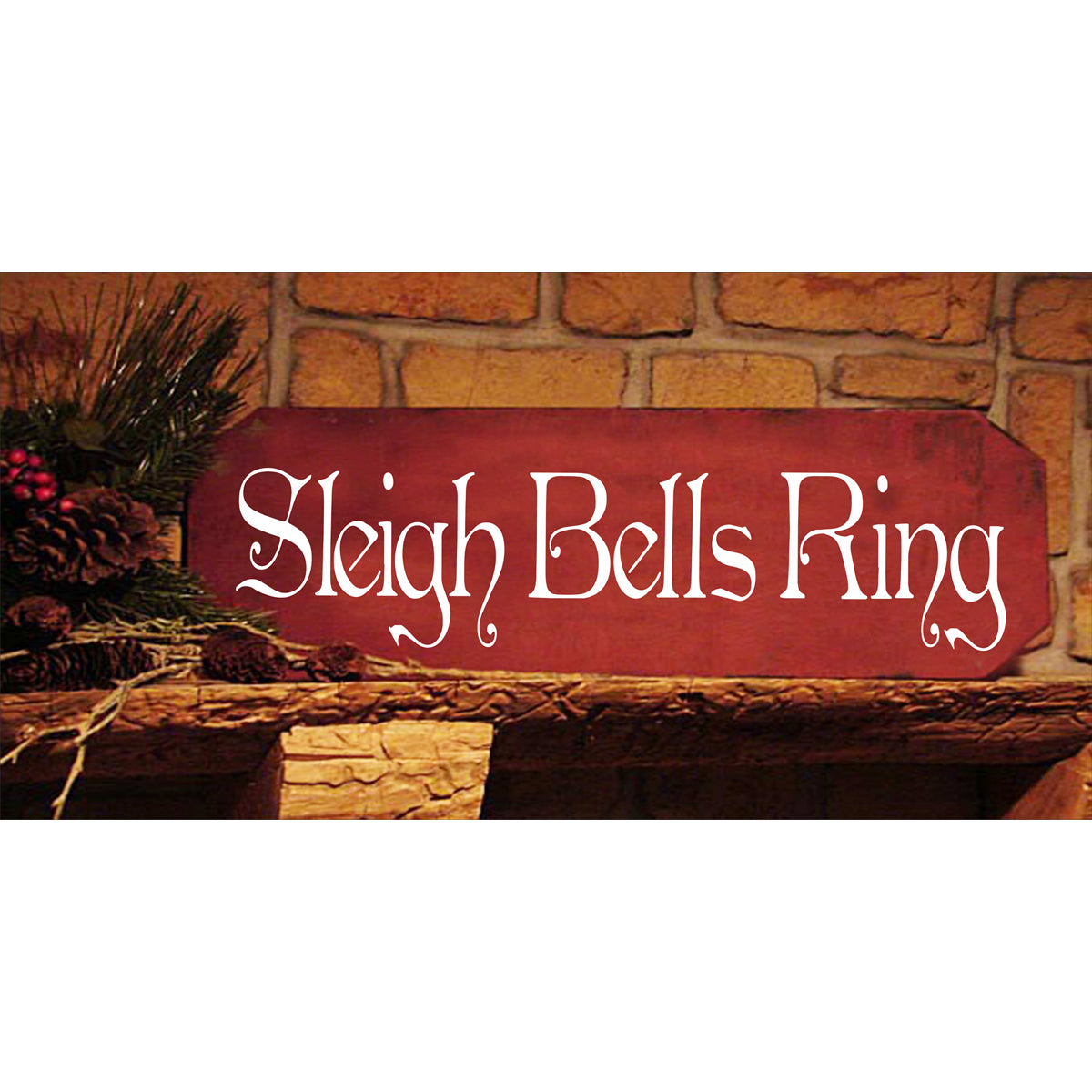 Sleigh Bells Ring Sign Stencil, Paint Christmas Signs, Farmhouse Christmas Decor