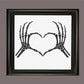 Skeleton Hand Stencils, Halloween Stencils, Heart Skeleton, Paint Romantic Halloween Signs