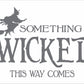 Halloween Stencils, Witch on Broom, Something Wicked, Halloween Decor, Paint Halloween Signs (Copy)