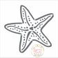 Starfish Stencil - Create Beach Decor and Beach Signs - Superior Stencils