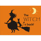 Witch Stencils, The Witch is Back,  Halloween Stencils, Paint Halloween Signs - Superior Stencils